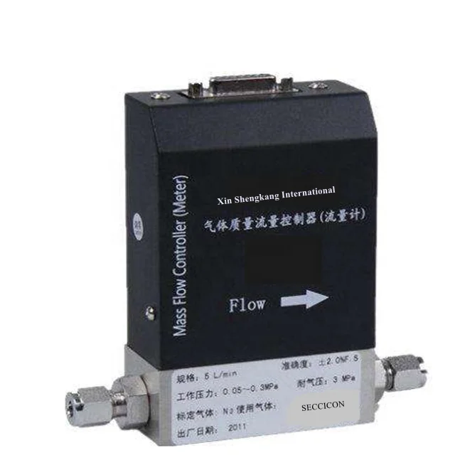 Mass flow controller high accuracy 24VDC Digital 0.1-0.3Mpa MFC water air flow controller