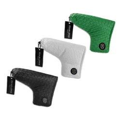 New golf putter head cover magnetic closed braid one Font straight head cover protection