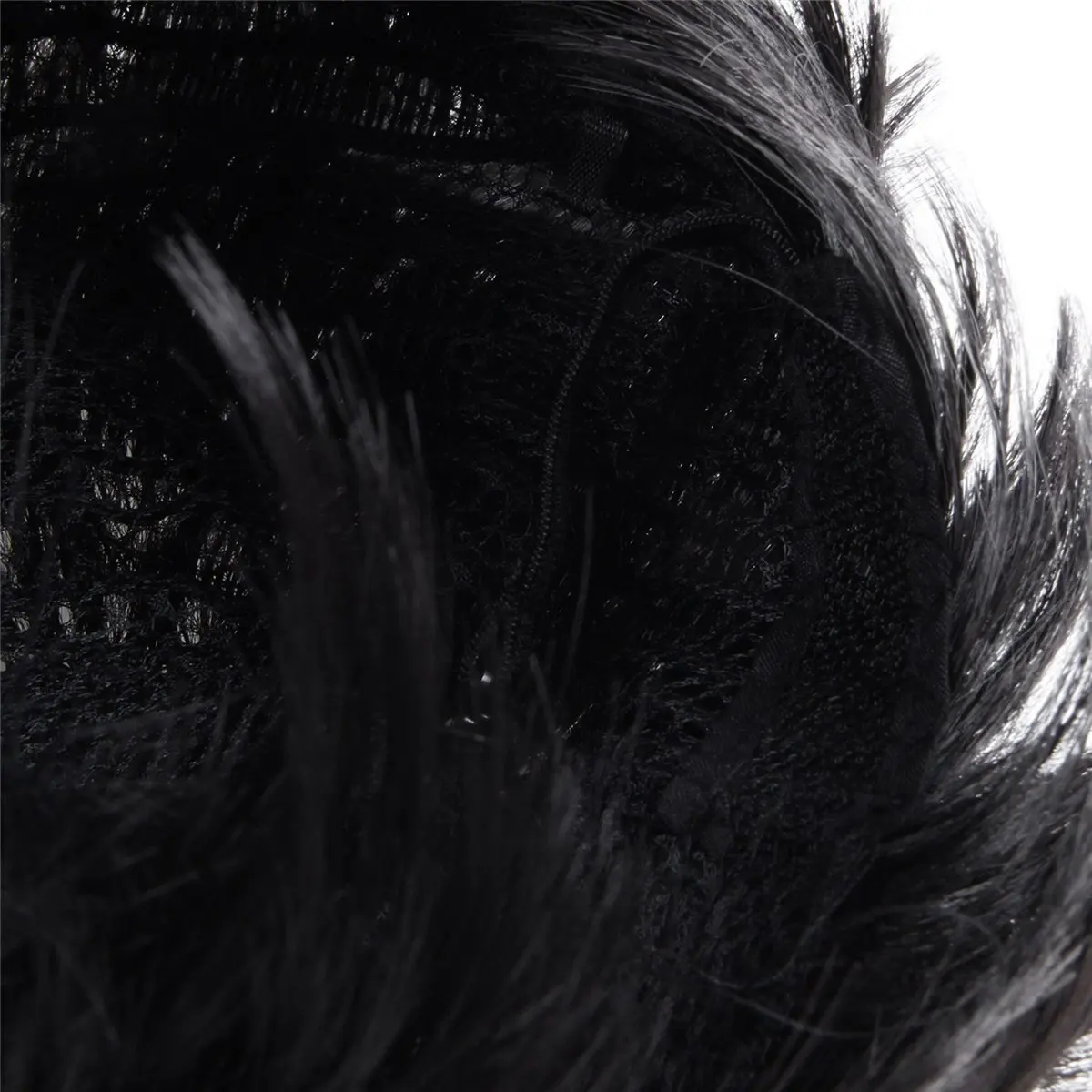 

Мужской короткий прямой черный парик для повседневной жизни grand 3X