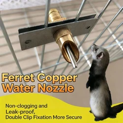 10Pcs Automatic Nipple Waterer for Rabbits Ferrets Rats Mice Minks Foxes Raccoons - Easy Install Water Feeder System