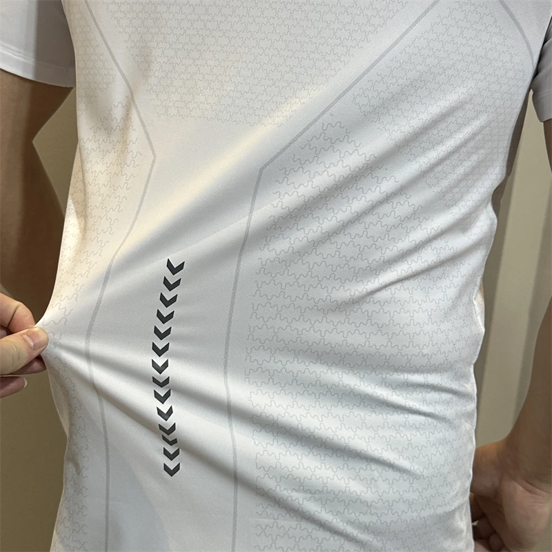 تي شيرت عاكس لمستوى التدريب الاحترافي Ba ثلاثي الأبعاد Qui Dry للجري وجيد التهوية ومطاطًا #2