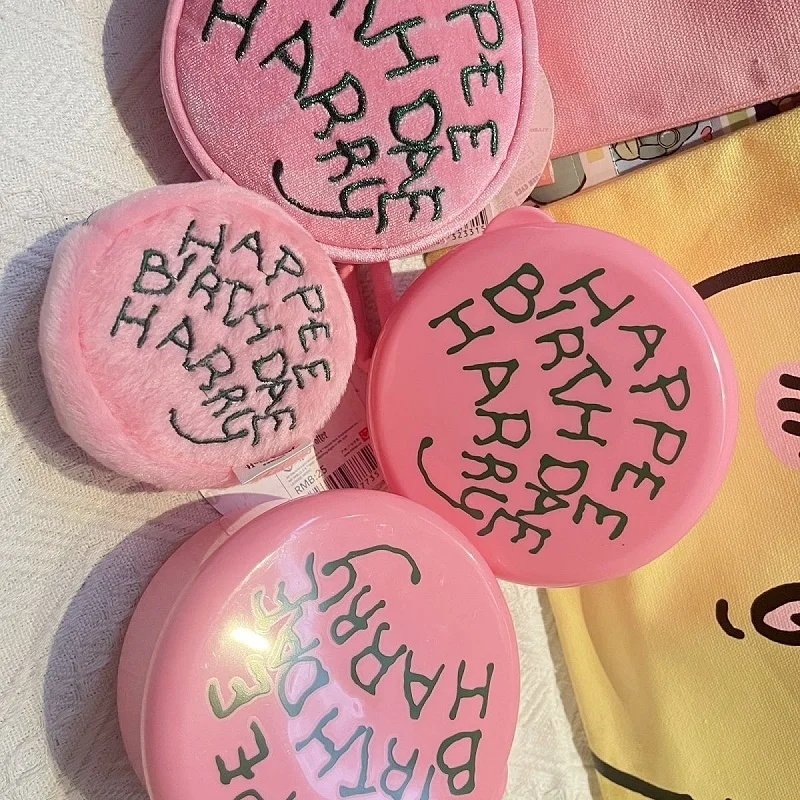 Original Miniso Harry Potter gâteau d'anniversaire Hagrid'S gâteau sac rose porte-monnaie sac de rangement sac à main Mini sac pendentif cadeaux