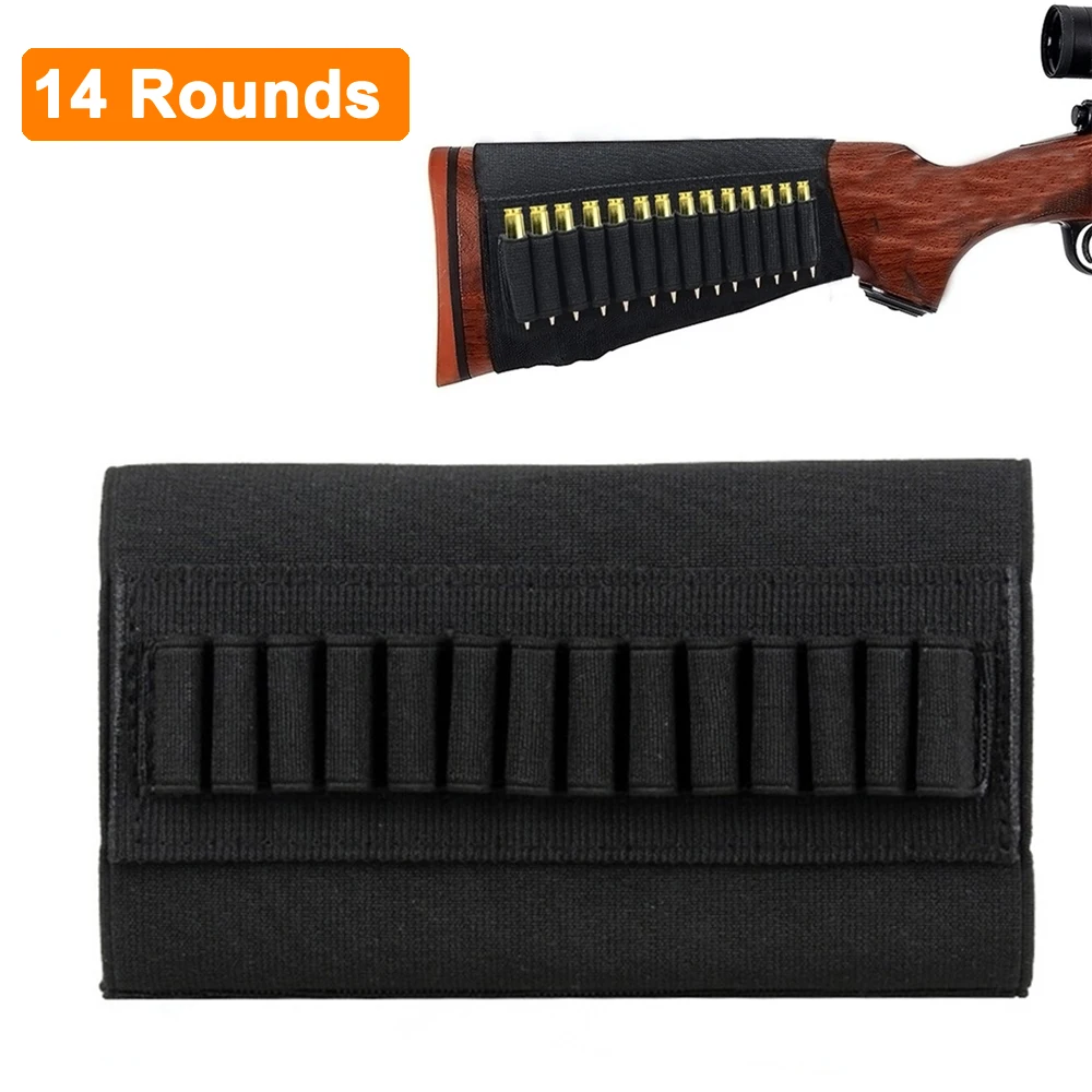 Stock Ammo Magazine Pouch Shotgun Shell Bags 5.56 Bullet .22 .223 .204 22LR Gun Ruger Remington 870Holders Hunting Holder