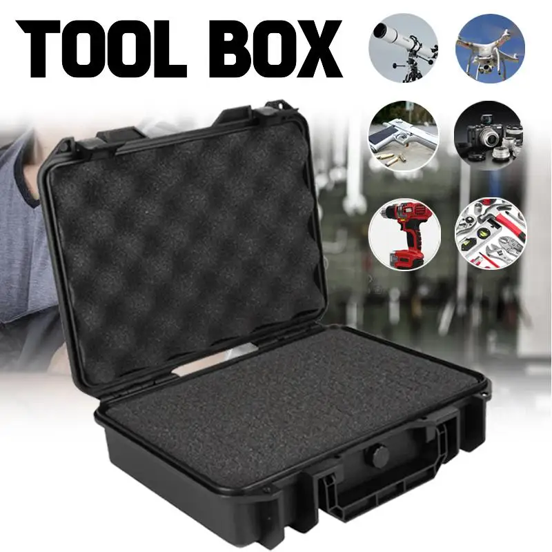 Platstic Hard Case Tool Box Waterproof tool case Safety Instrument Protable Toolbox Shockproof Large Tool Box Organizer box