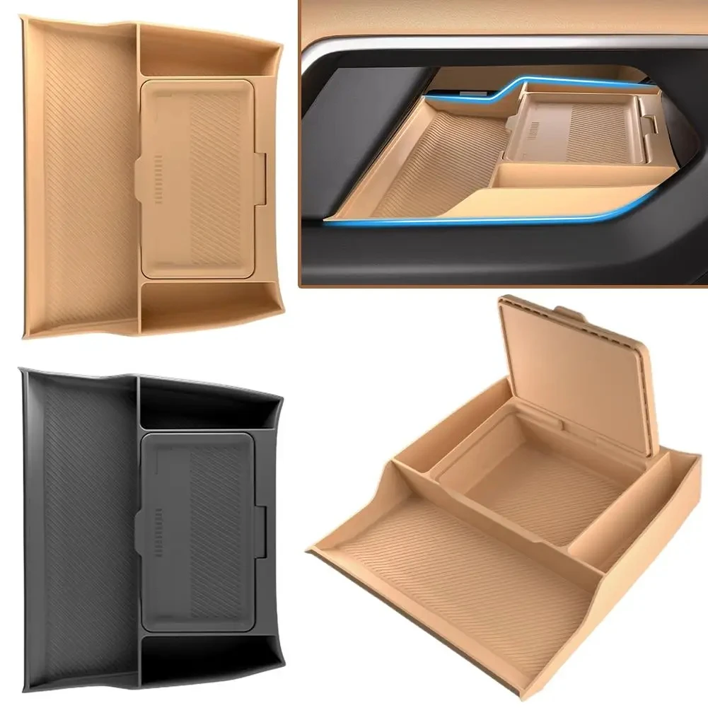 For BYD Formula Leopard 8 2024 Double Layer Storage Box Storage Accessories Console Center Box Tray Center Car Under Storage 2
