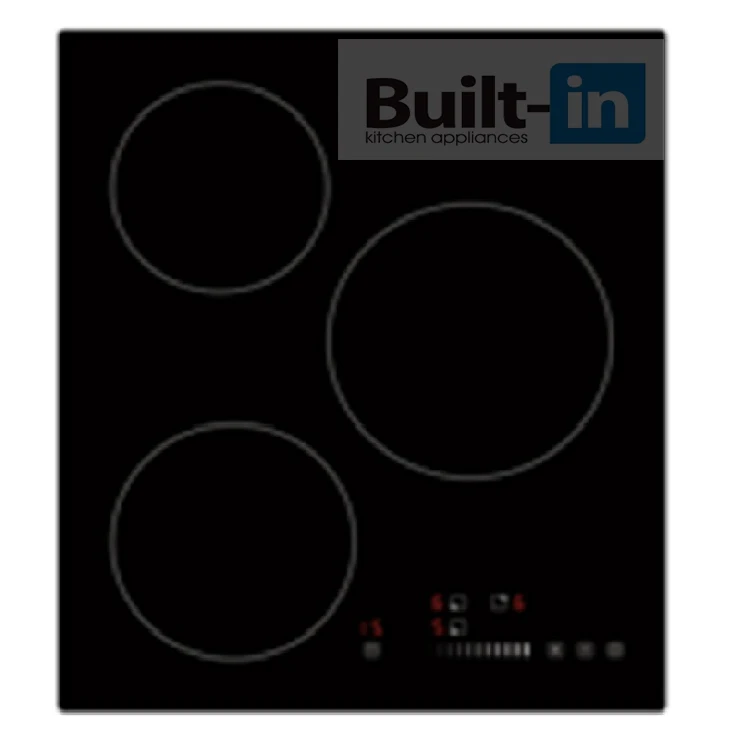 45cm/17.7 inch Electric Stove, 3 Cooking Zones, Induction Hob, Built-in Induction Cooktop