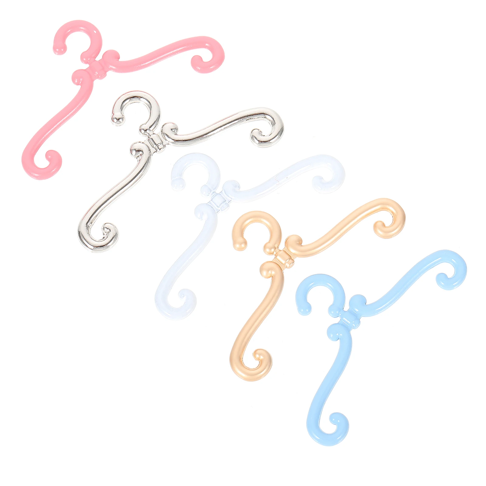 

25 Pcs Mini Hanger for Accessories Kids Clothes Outfit Hangers Miniature Toy