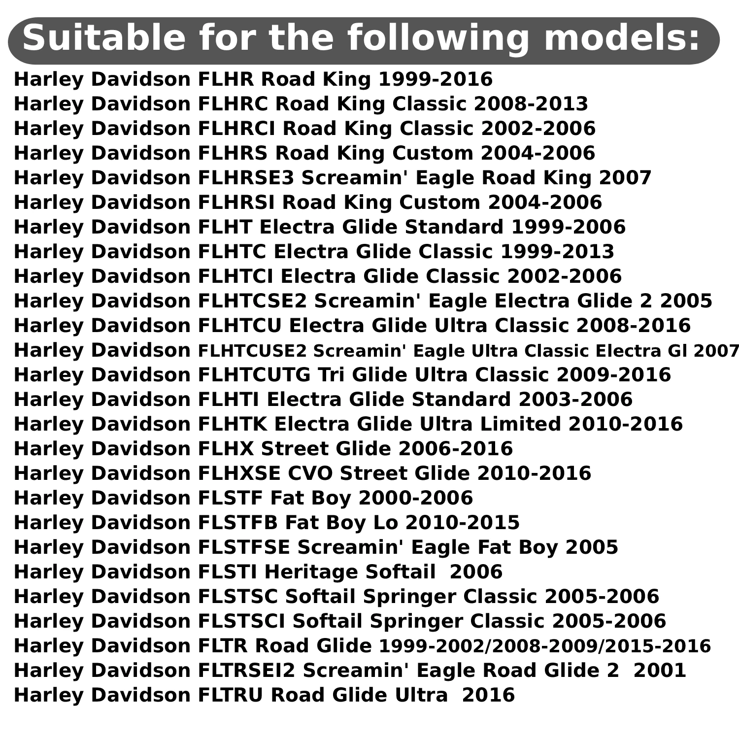 For Harley Davidson Road King FLHRC FLHRCI FLHRS FLHRSE3 Screamin\' Eagle FLHRSI FLHTCI 12V Motorcycle Air Filter Intake Cleaner