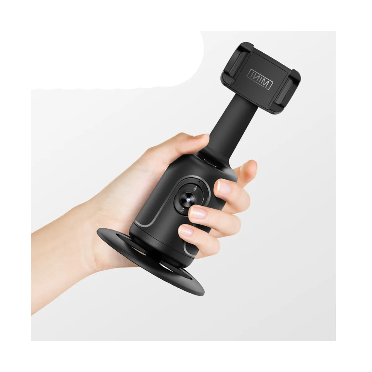 Phone Auto Face Tracking Gimbal Stabilizer 360° Rotation Desktop Handheld Gimbal Phone Tripod for Live Streaming-C