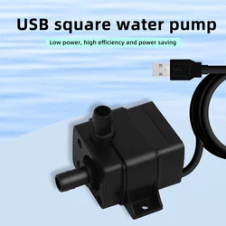 Micro Submersible Water Pump DC 5V USB Ultra-quiet Brushless Pump Fountain Aquarium Circulating Aquarium Filter