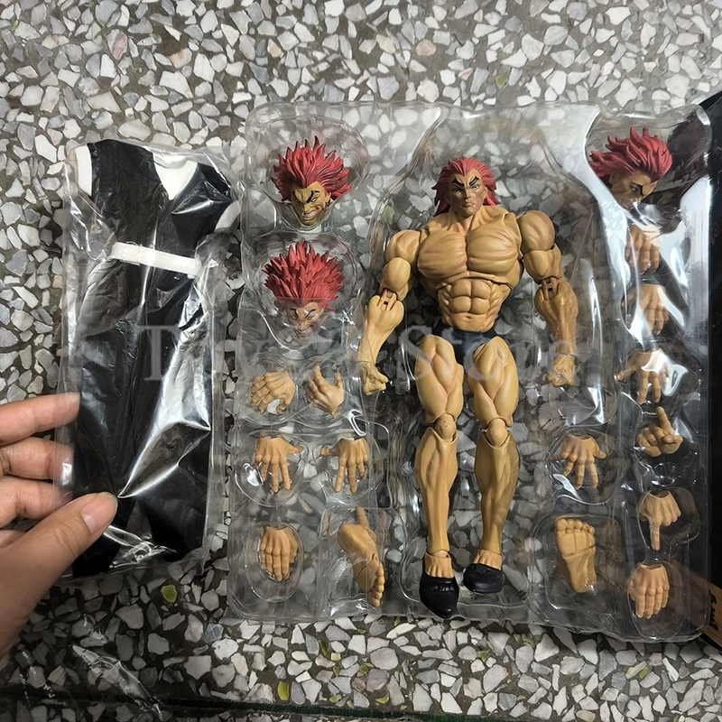 Storm Toys St Grappler Serie Real Clothes Hanma Yujiro Action Figure Collectible Model Toy Birthday Gift