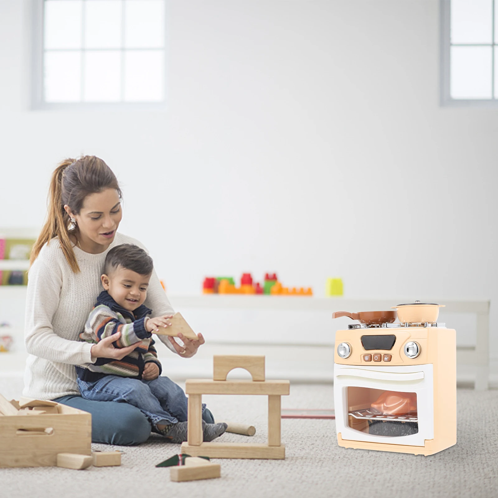 

Plastic Toy Oven Machine Simulated Kitchen Furniture Play House Supply Mini Baking Machine Creative Mode Children Joyful