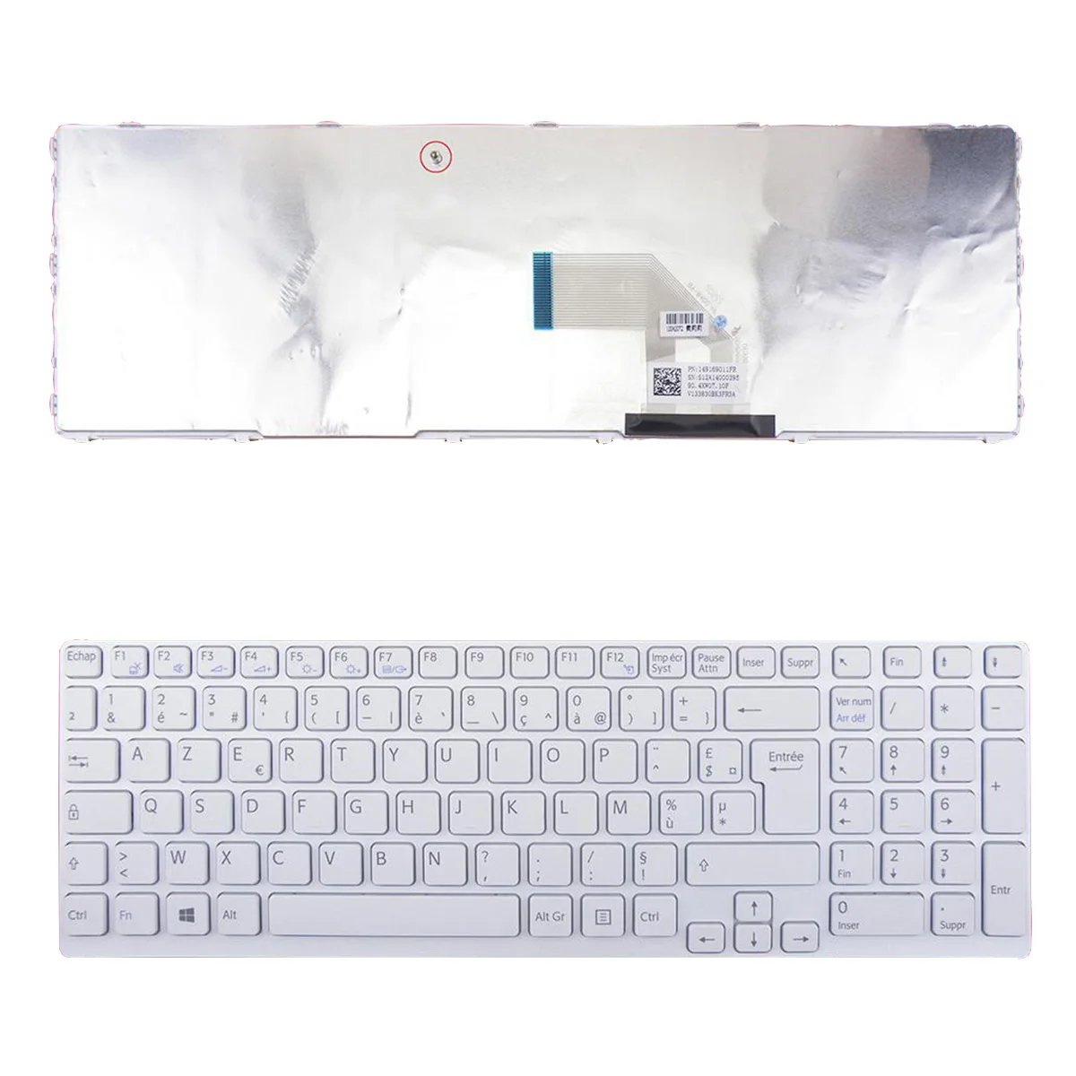 Siakoocty-teclado con marco para ordenador portátil, nuevo accesorio para Lenovo Ideapad B50-50 100 15 100-15ISK-ITH 100-15ibd FR