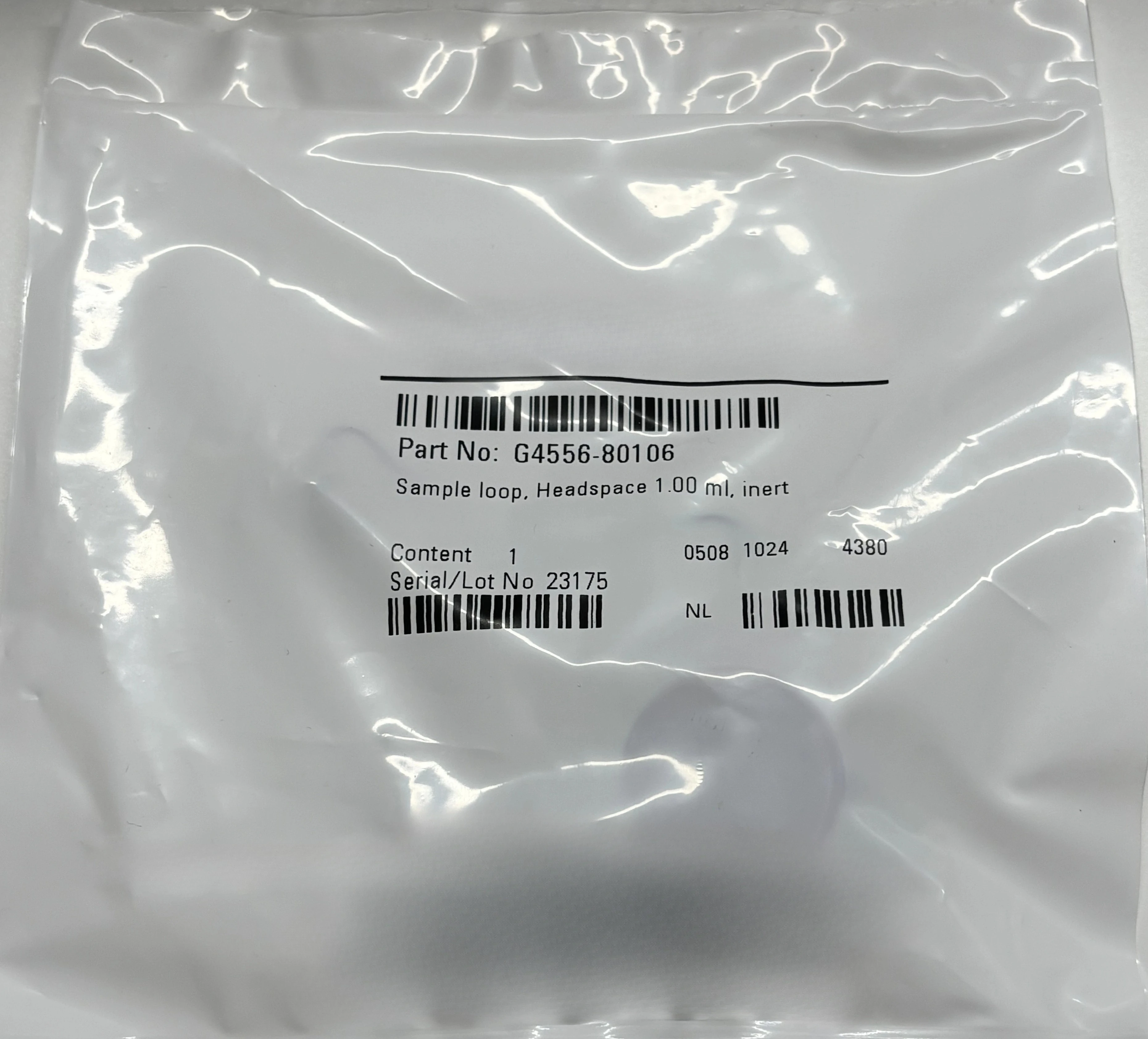 

Sample quantification ring, headspace, 1.00ml, G4556-80106