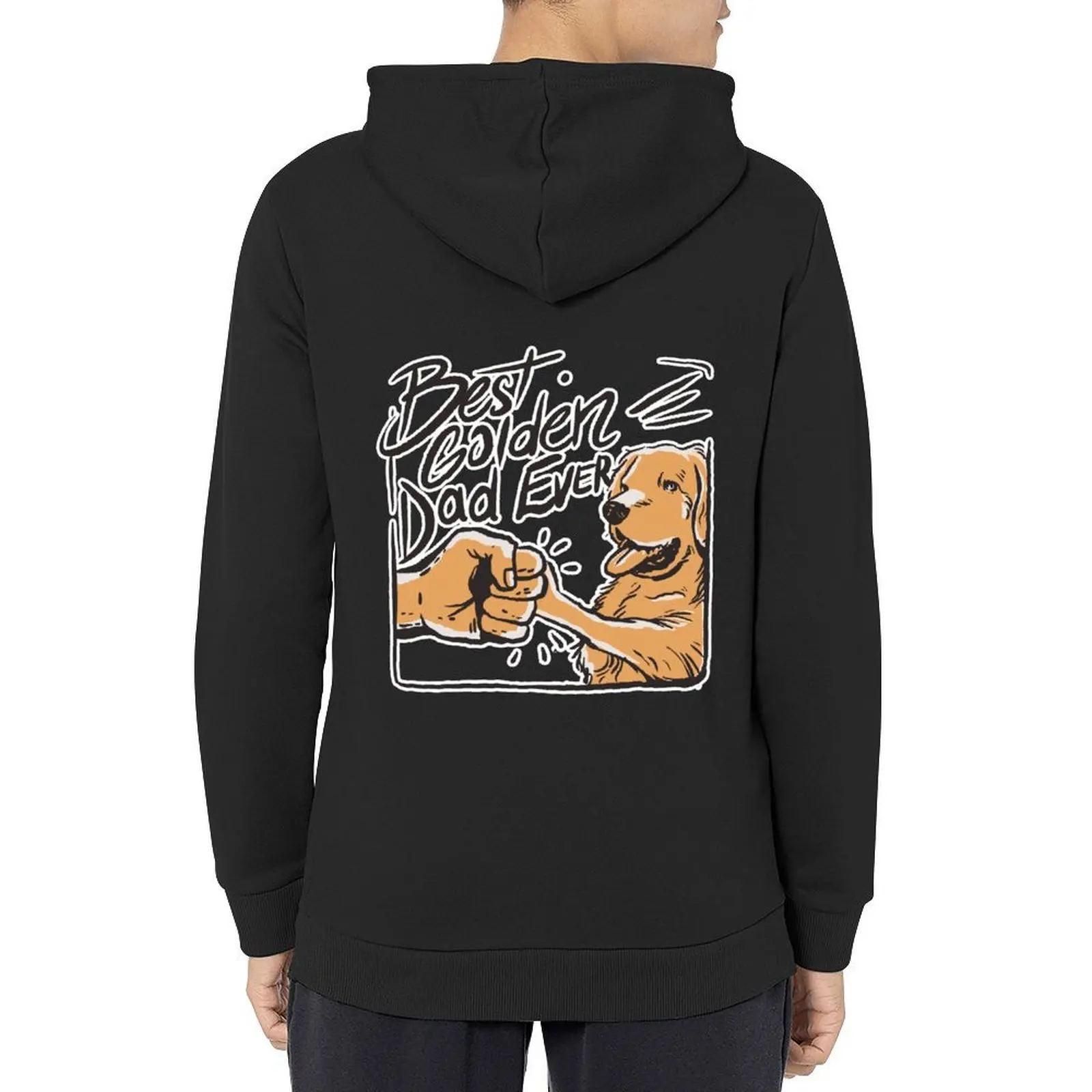 

Best Golden Dad Ever - Golden Retriever Dog Hoodie winter clothes men's clothes men's clothing men wear tracksuits