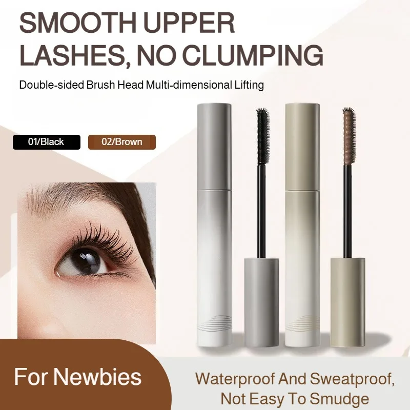 Volume Volume Brush Rooted Mascara Fiber Smudge Free Sunflower Mascara