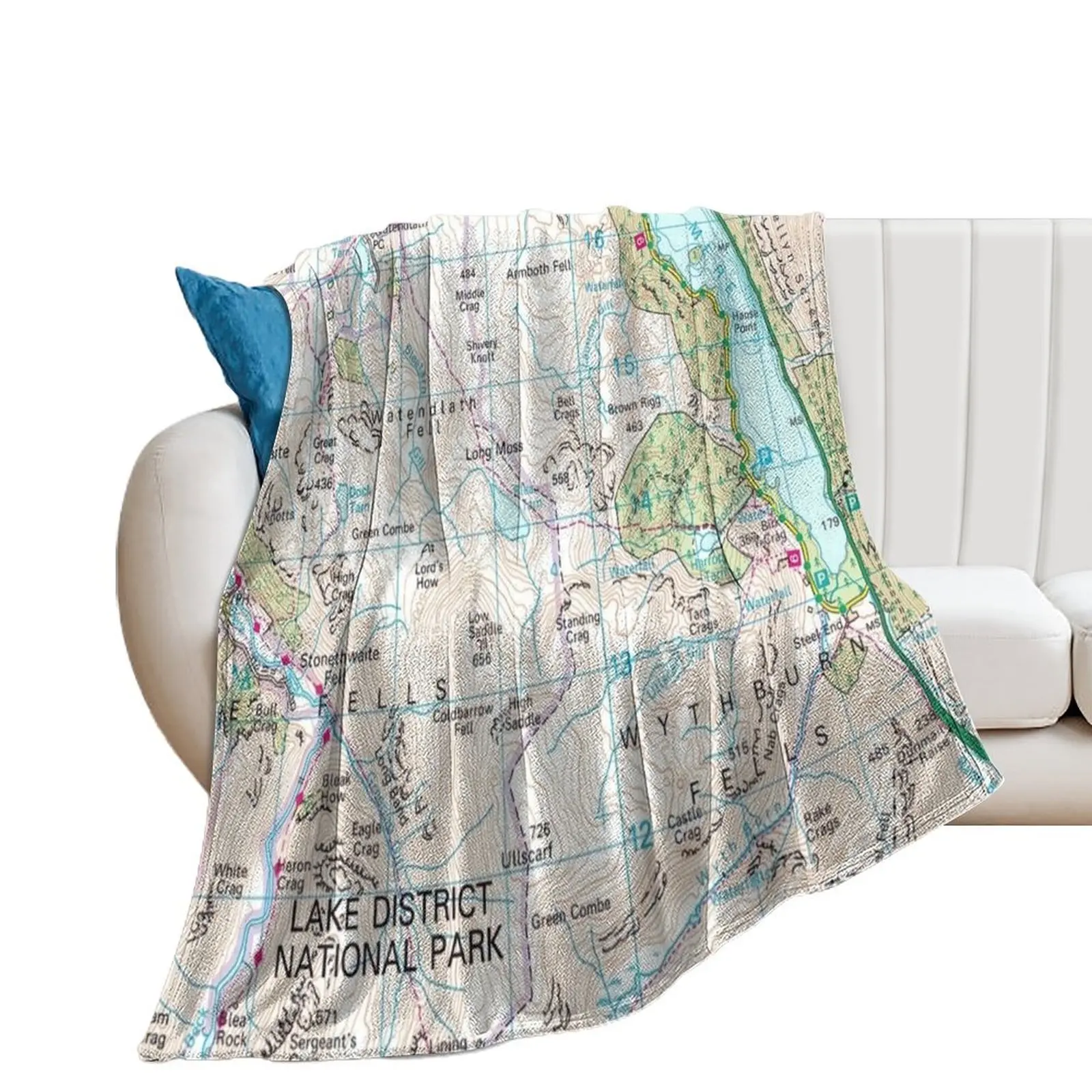 The Lake District Throw Blanket Soft Beds Summer Beddings Thermals For Travel Luxury Brand Blankets