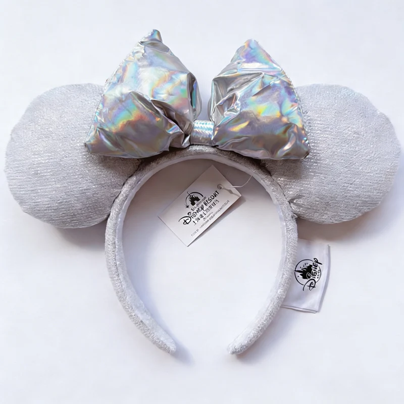 Disney Princess Headband Mickey Ear Rapunzel Sequin Bow Hair Hoop Birthday Gift Girl Accessories Halloween Gift Christmas Jack image 3