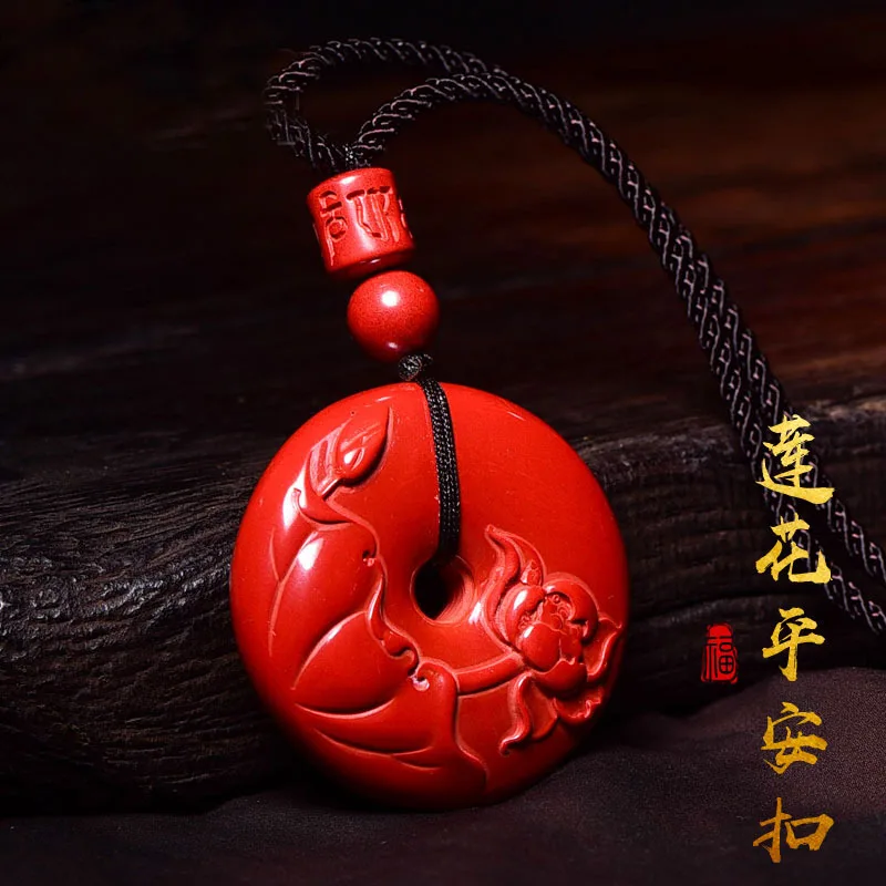 

Ore Safety Pendant Necklace Emperor Sandstone Men and Women Character