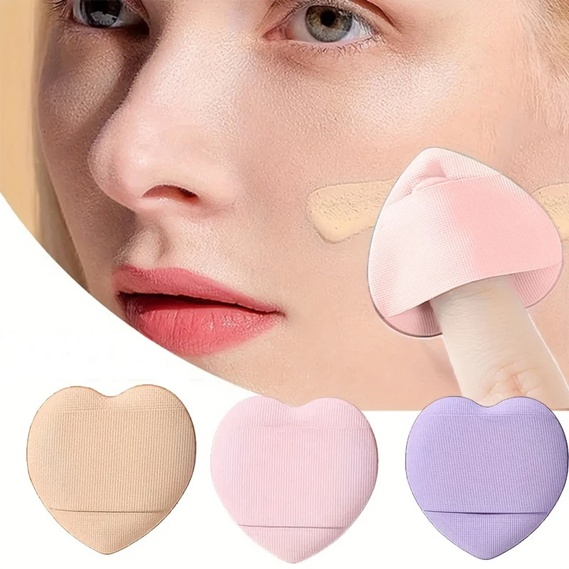 20pcs Finger Air Cushion Sponge Powder Puff Set, Makeup Puff, For Liquid Foundation, Powder Foundation, Concealer.