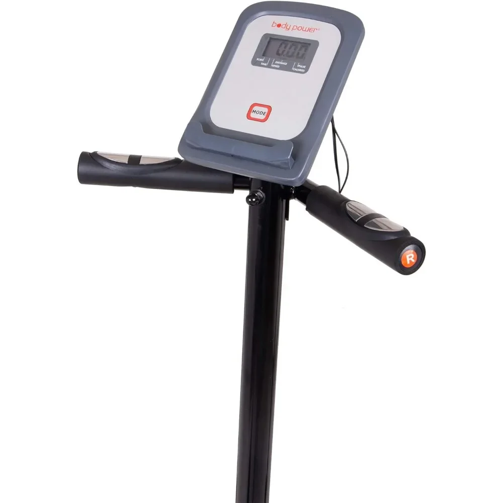 %a 3 in 1 Exercise Machine, Elliptical with Seat Back Cushion, Upright Cycling, and Reclined Bike Modes view 3