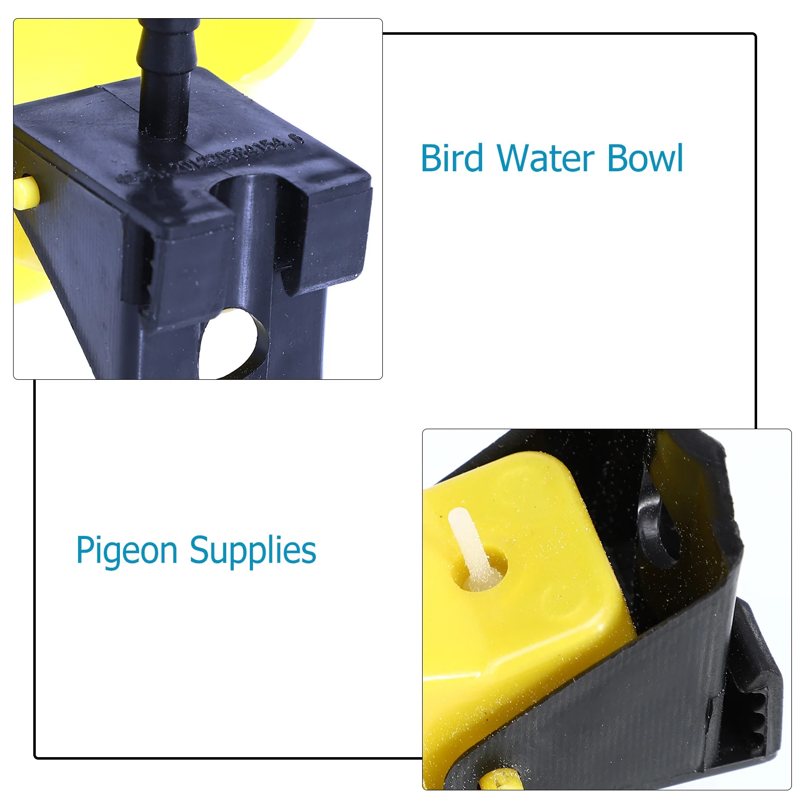 

10 Pcs Automatic Drinking Bowls High Quality Plastic Durable Waterproof Bird Water Feeders Pigeon Supplies Pet Accessories
