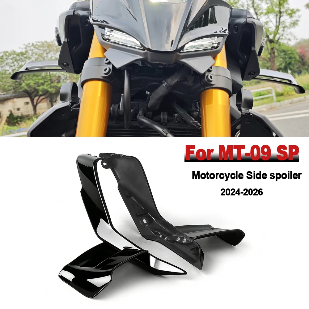 

For YAMAHA MT09 MT-09 SP 2024 2025 2026 Motorcycle Accessories Sport Downforce Naked Side Spoilers Aerodynamic Wing Deflector