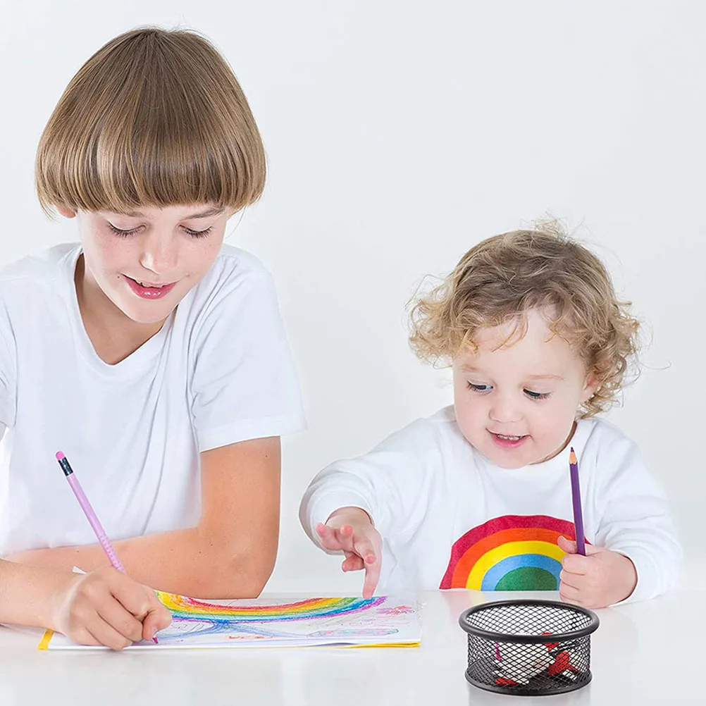 4 قطع من موزعات مشبك الورق، منظمات مكتبية عملية وجميلة للاستخدام المنزلي والمدرسة، حاملات أشتات المكتب