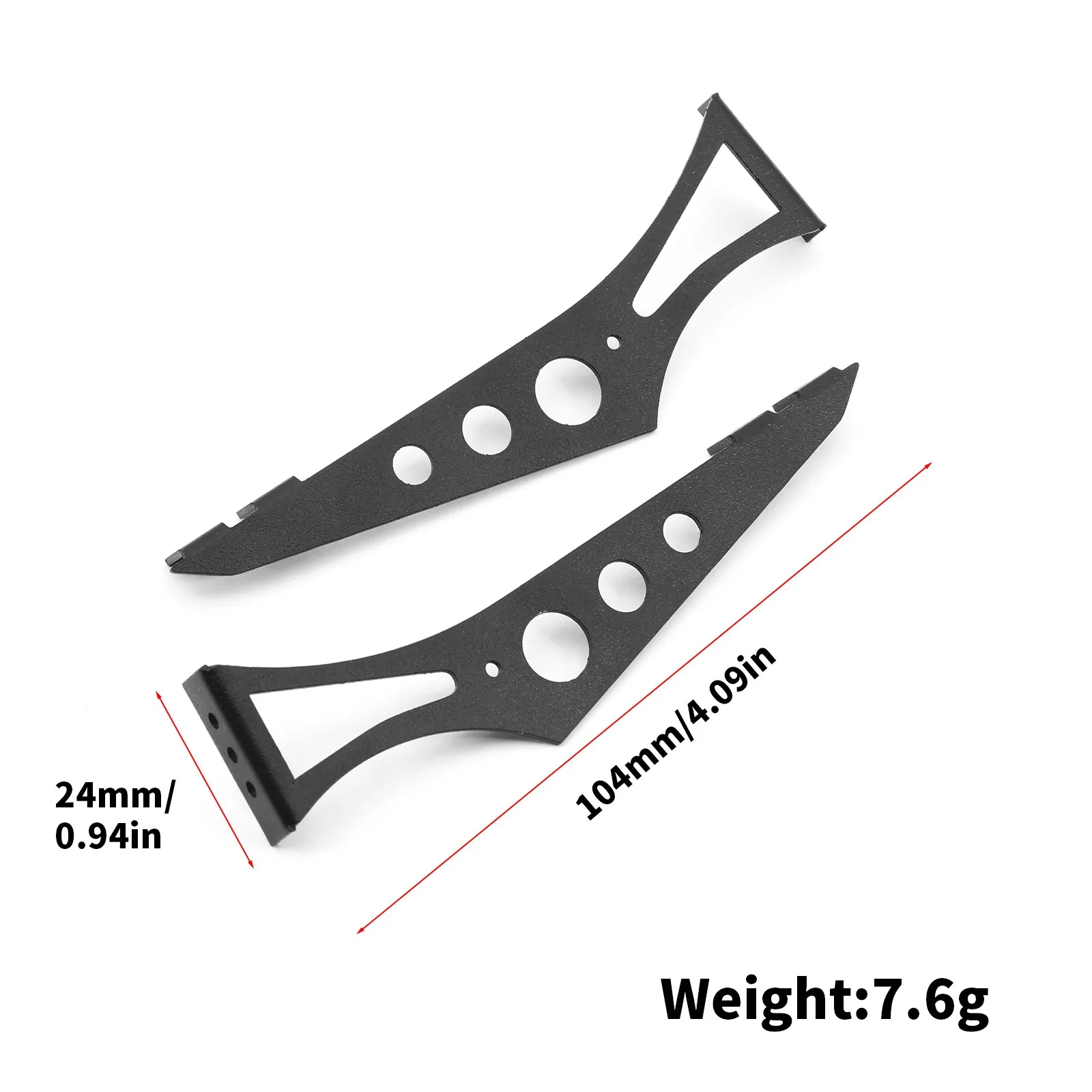 Spoiler posteriore con ala posteriore in metallo per 1/10 RC On-Road Racing Rally Drift Car TAMIYA TT01 TT02 XV01 PTG2 HSP 94123 FW06 aggiornamento