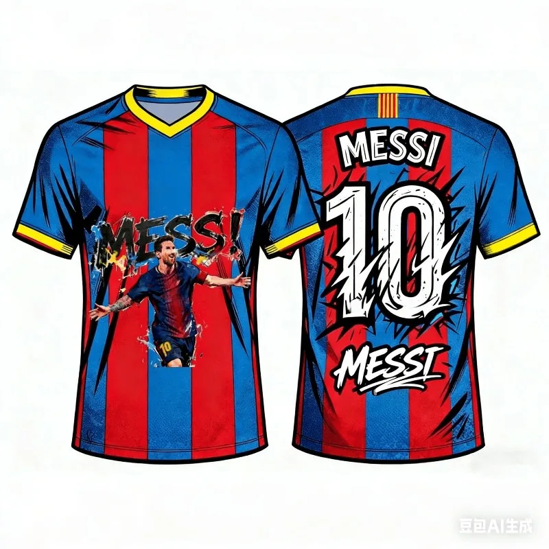 

Футболка с 3D-печатью, быстросохнущая, с изображением футбольной звезды, с коротким рукавом, дышащая, спортивная, для детей и взрослых.
