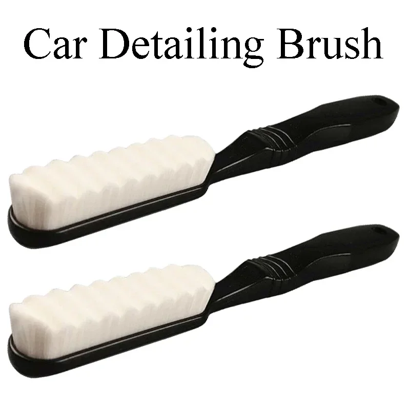 

Car Detailing Brush Auto Long Handle Micro-nano Dense Cleaner Vehicle Wash Tool Interior Leather Panel Roof Cleaning Accessories