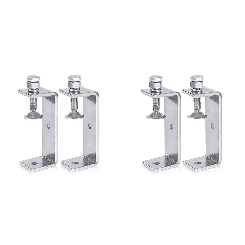 

Зажимы BAAJ-Clamp, сверхмощные металлические C-образные зажимы для деревообработки с широким раскрытием губ (130 мм), 4 шт.