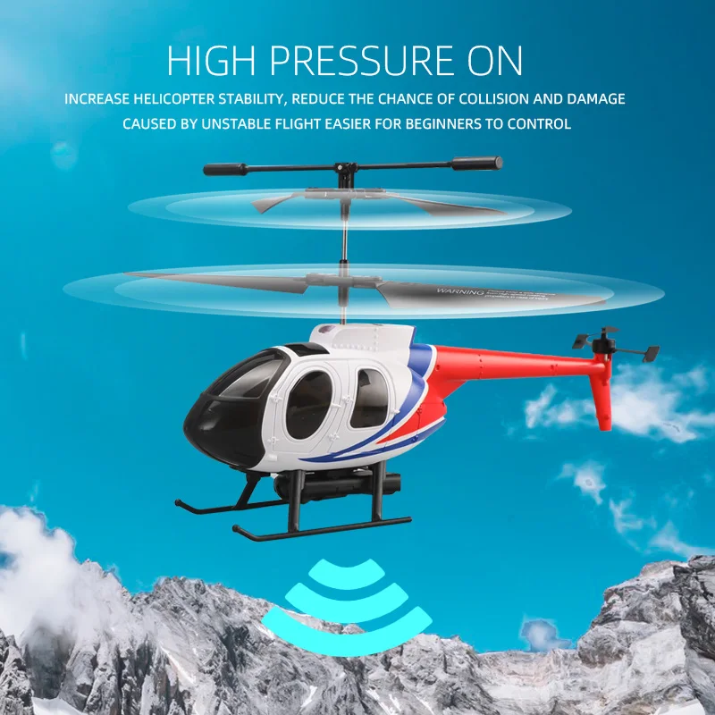 6Ch RC Helicopter with 4K Camera Toy for Boys 2.4Ghz Remote Control Plane Radio-Controlled Airplane RC Aircraft Children Gift