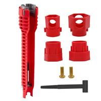14 In 1 Faucet Sink Wrench Pipe Wrenches Faucet Sink Installer Kit for Bathroom Kitchen Plumbing Repair Installation Hand Tools