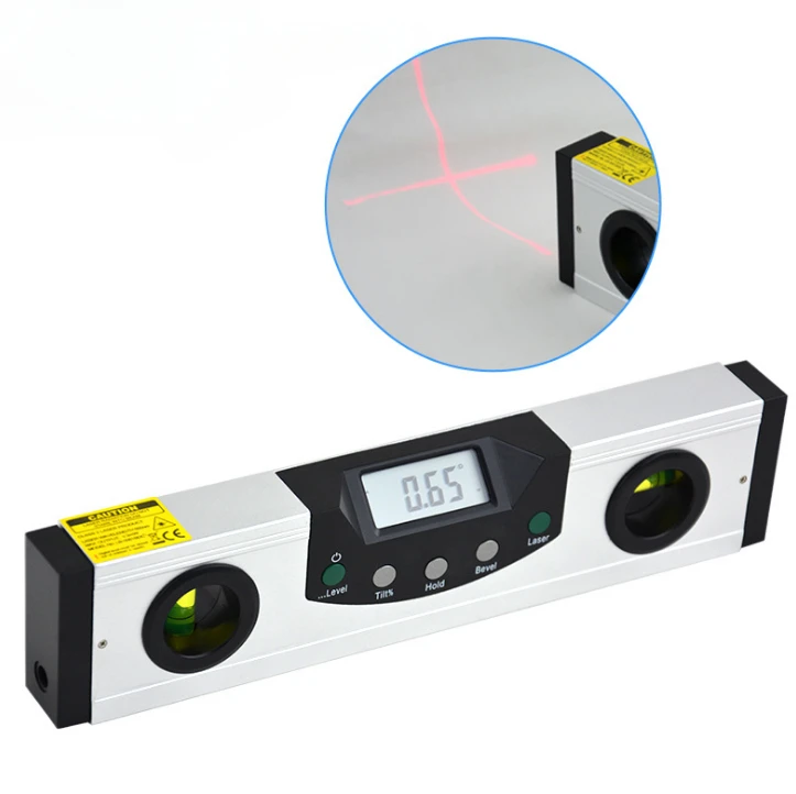 225mm 9inch Portable Digital Spirit Level  Ruler 360 Angle Measuring Gauge Digital Protractor Meter