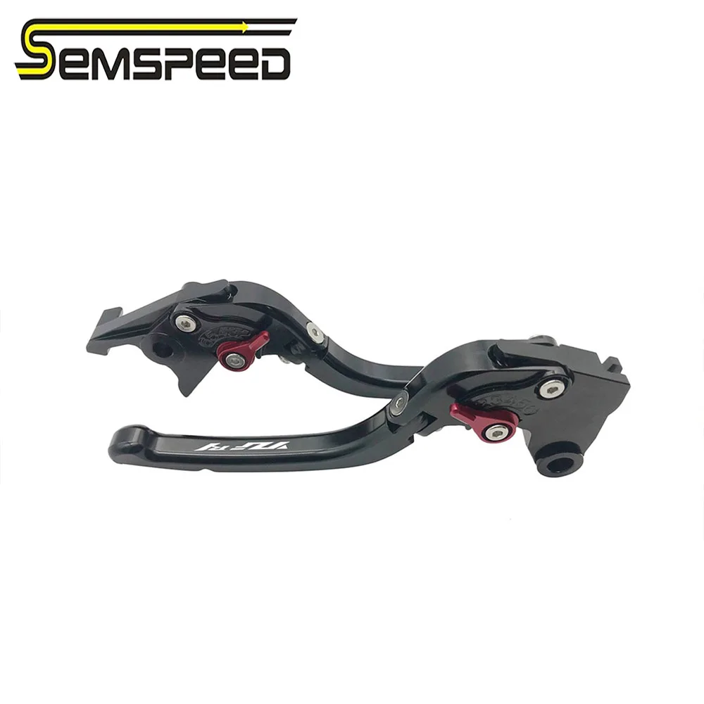 SEMSPEED For Yamaha YZF R1 R1M R1S 2022 2023 YZF Motorcycle CNC Foldable Brake Clutch Levers Folding 2PCS Left Right with Logo