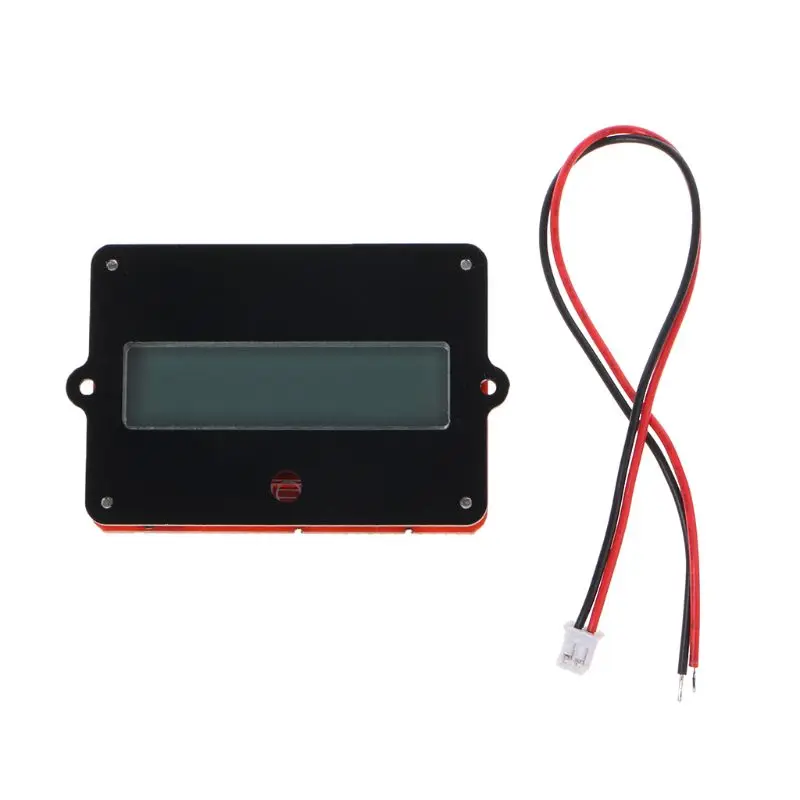 Индикатор тестера емкости аккумулятора для свинцово-кислотного лития LiPo LCD 12 В 24 В 36 В 48 В