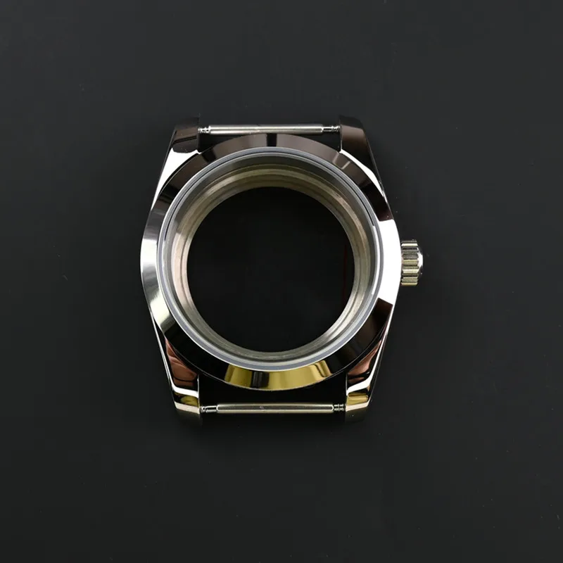 36 مللي متر 39 مللي متر حافظة ساعة فولاذية مع كريستال الياقوت ل SKX007 ModS Nh35 Nh36 الحركة الميكانيكية التلقائية SKX007 #4