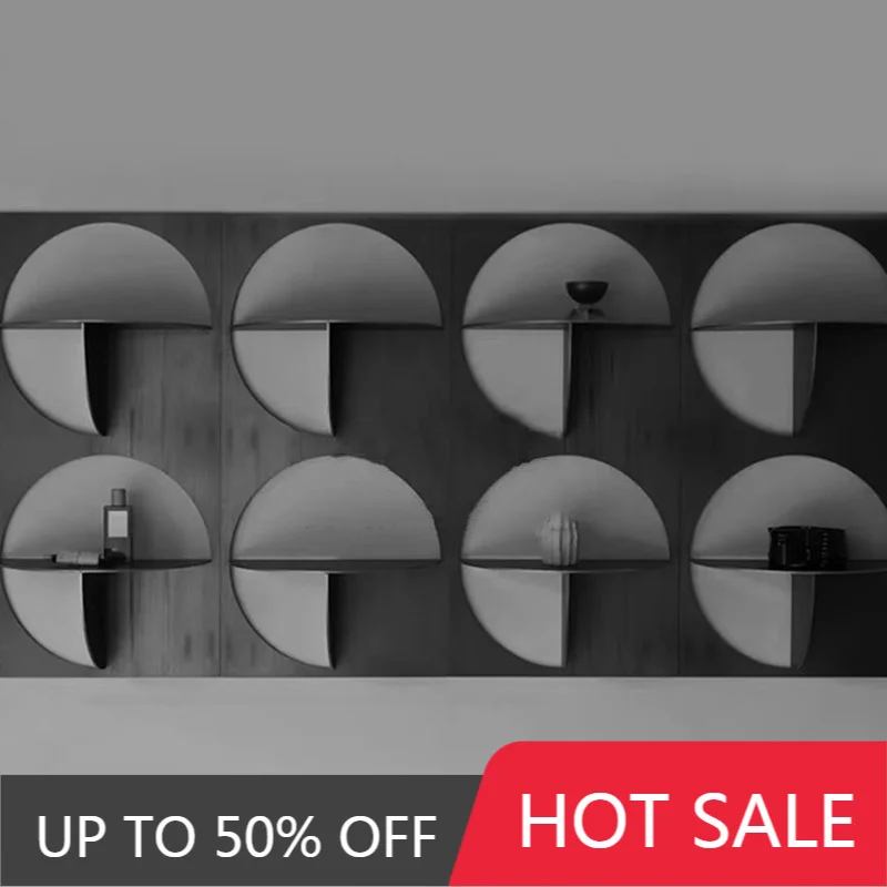 Floating Storage Holders Metal Modern Rack Living Room Display Stand Office Wall Hanging Storage Bedroom Aesthetic Decoration