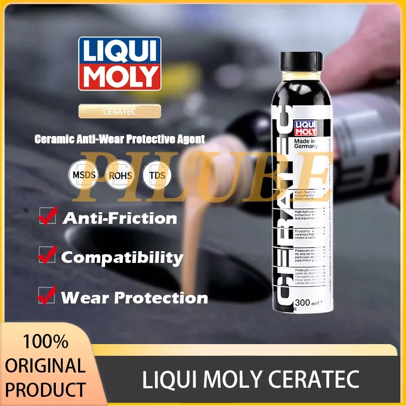 LIQUI MOLY CERATEC Ceramic Engine Protector for Anti-wear Automotive Applications Reduces Oil Burning Original Product