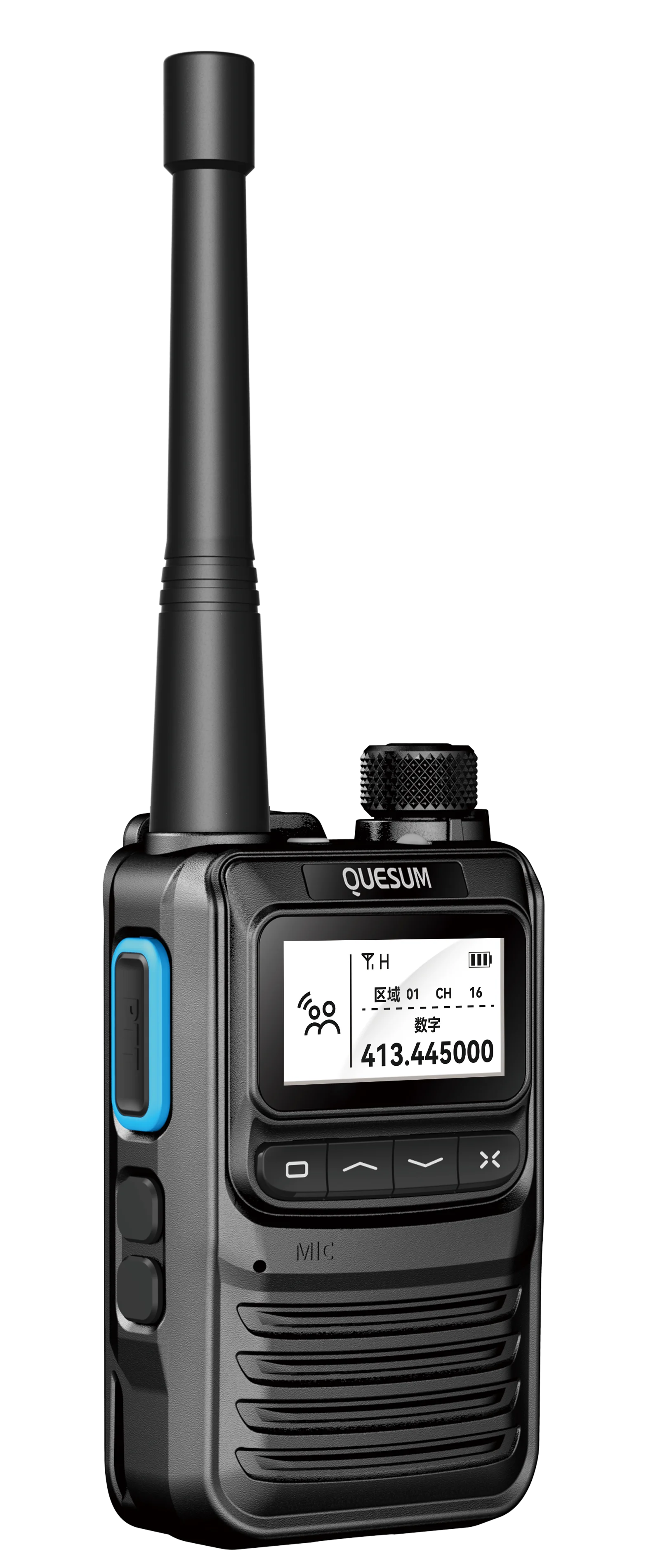 Quansheng QUESUM M7 Mini Handheld Digital DMR Radio 2W DMR Digital TDMA Two-Way Radio FM Ham Walkie Talkie with Type-C Charging