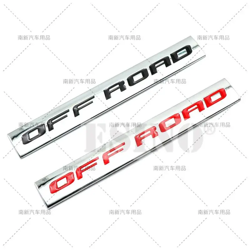 Car Styling 3D Universal Off Road Metal Alloy Adhesive Emblem Rear Trunk Badge Fender Sticker Body Decal for Off-road Vehicles