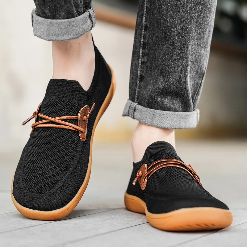 

Men's Wide Version Barefoot Shoes Minimalist and Casual Shoes Sports Shoe Breathable and Comfortable Tennis Shoes