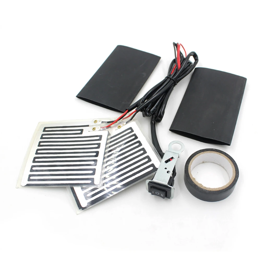 12V Motorcycle Heated Handle With Switch Control Universally 12V 15W Motorbike Heated Hand Grips Handlebar Heater Warmer Kit view 5