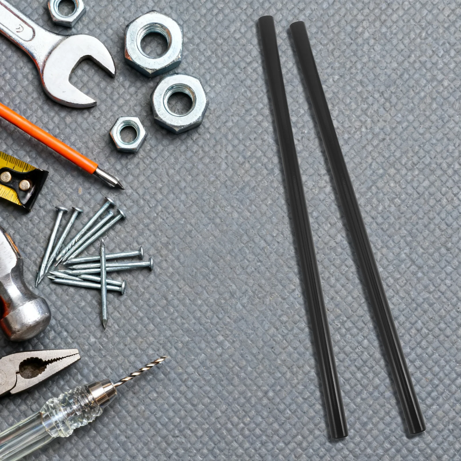 

8pcs Black 16Mm Diameter Iron Round Tube For Clothing Rack Shoe Rack Detachable Support Portable Wardrobe Closet Storage