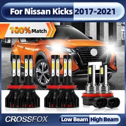 H11 Canbus LED Headlights Bulbs 60000LM 360W Auto Lamp 6000K CSP Chips Car Fog Light For Nissan Kicks 2017 2018 2019 2020 2021