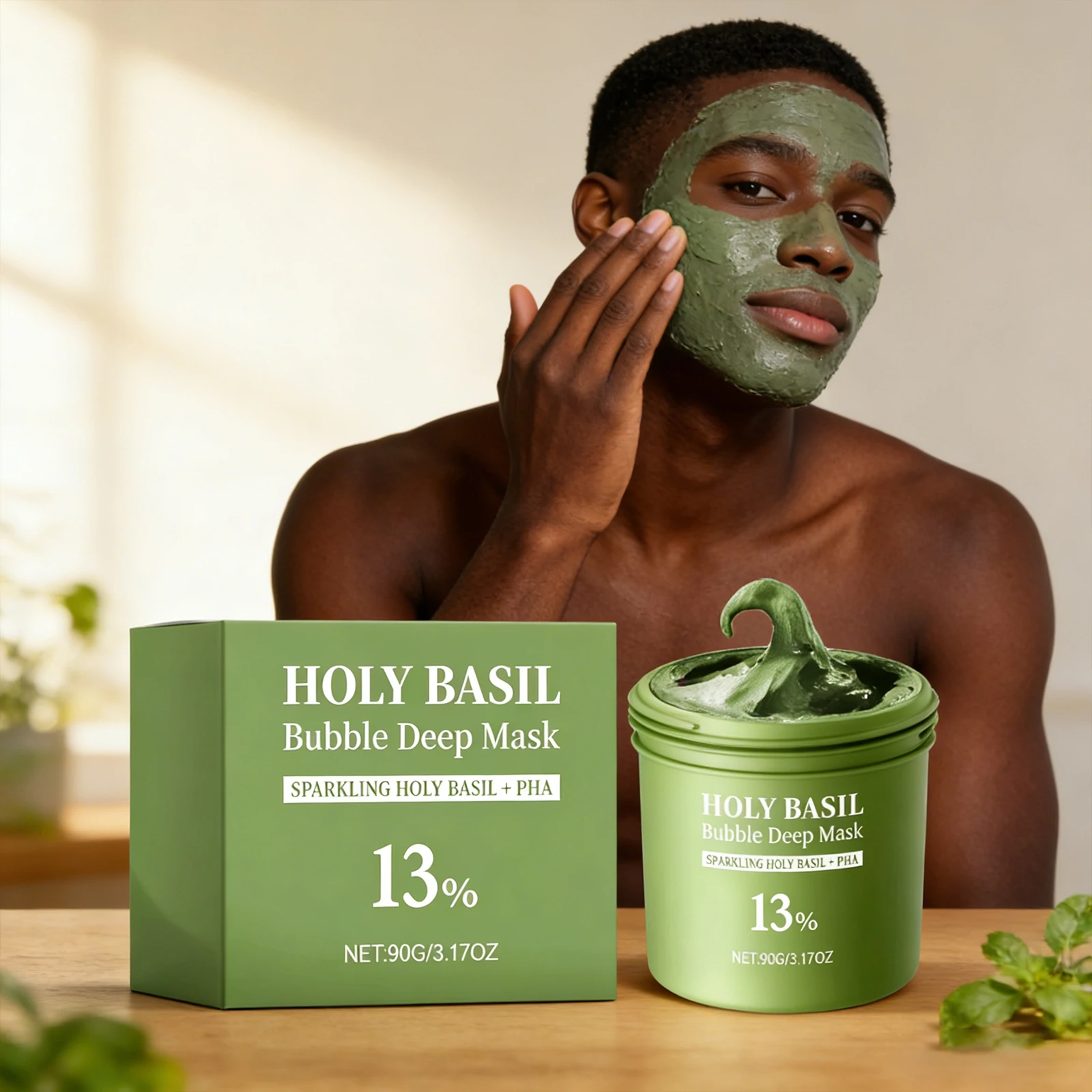 

Cleansing Bubble Facial Mask Deep Pore Purifying Blackhead Remover Gentle Exfoliating Non-Irritating Oil Control Moisturizing