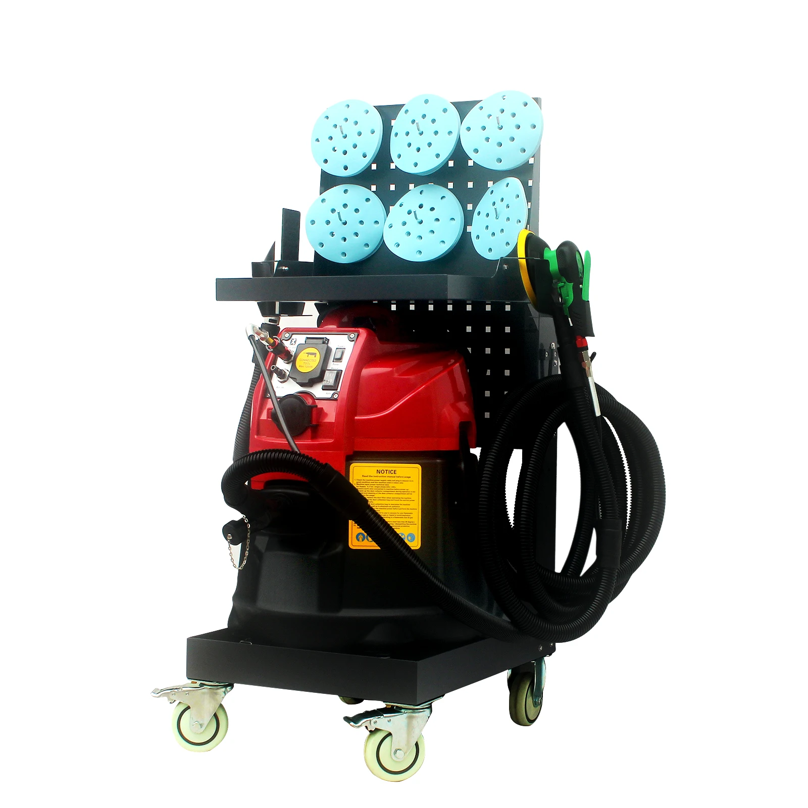 DML-606 Clean Sander Make Dust-free Workshop For Car Beauty / Polish Car Surface Machine With Dustfree Function