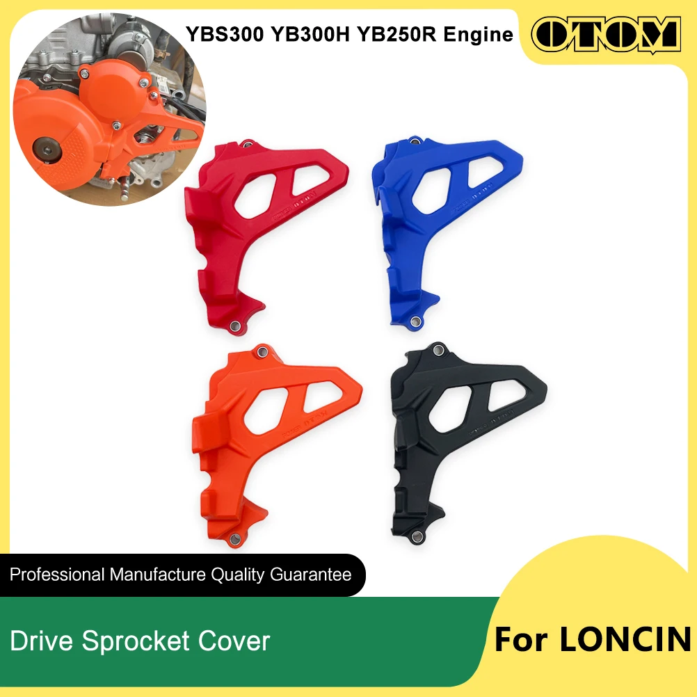 Protector de Cadena y Piñón Delantero para Motocicletas OTOM YB250R YB300H YBS300, Compatible con LONCIN KEWS K16 K23 HENGJIAN S6 S7
