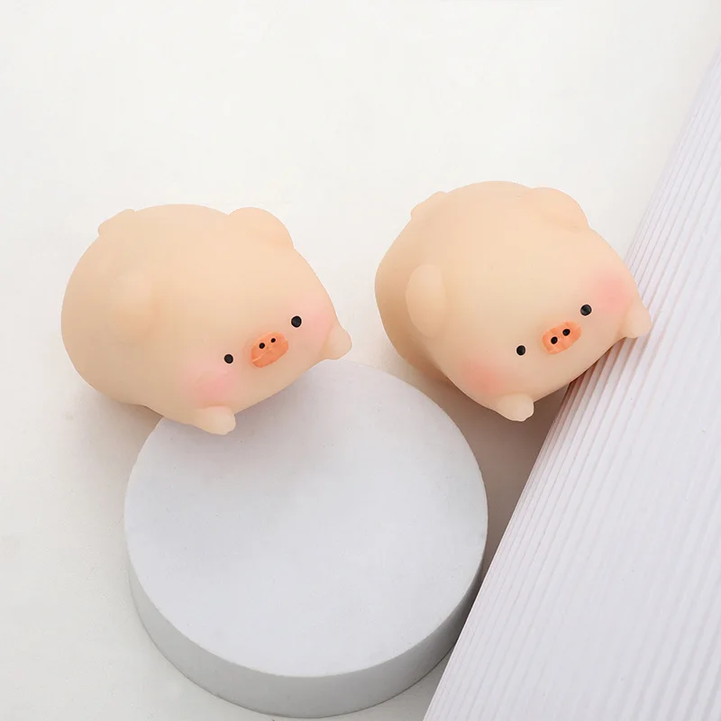 Cute Little Pink Pig Squeeze Toys Pink Piglet Stress-relieving and Venting Toys Kawaii Pet Fidget Toys Gifts for Friends